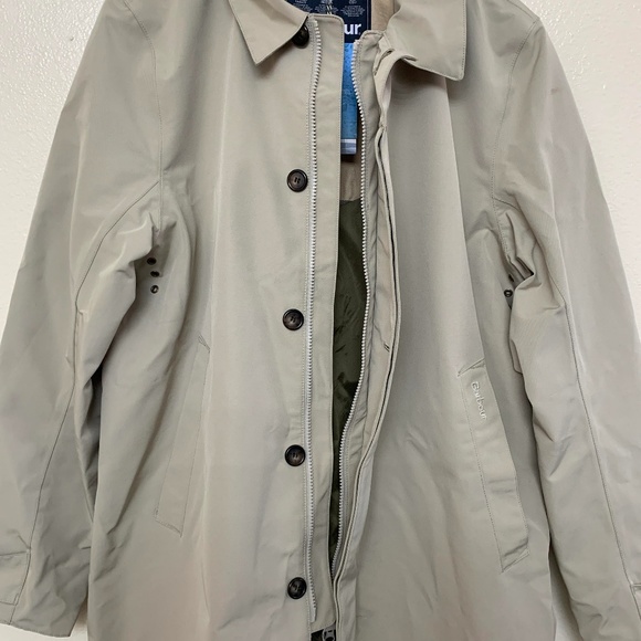 Barbour PLUS Colt Waterproof Trench Coat Beige - Picture 4 of 8
